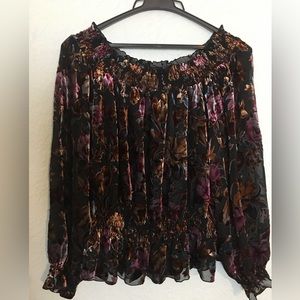 My Favorite Things - Colleen Lopez Long Sleeve Floral Blouse